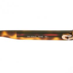 مملوكة مسبقًا Gucci Tortoise Frame GG3514 Unisex Shield Sunglasses