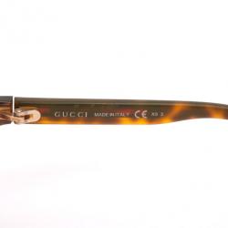 مملوكة مسبقًا Gucci Tortoise Frame GG3514 Unisex Shield Sunglasses