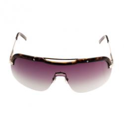 Pre Owned Gucci Brown GG 1859 Unisex Shield Sunglasses