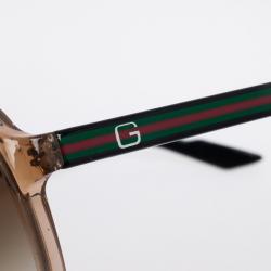مملوكة مسبقًا Gucci Brown Unisex Aviators