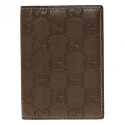 Gucci Brown Monogram Card Holder