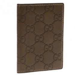 Gucci Brown Monogram Card Holder