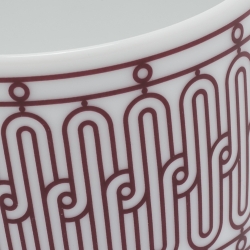 Hermes H Deco Rouge Tea Cup and Saucer Set