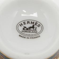 Hermes Cheval D' Orient Coffee Cup & Saucer Set
