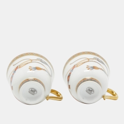 Hermes Cheval D' Orient Coffee Cup & Saucer Set