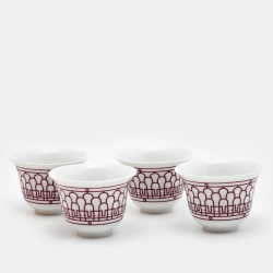 Hermes H Deco Rouge Cup n°1, Mini Model Sets of 4