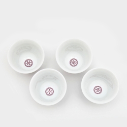 Hermes H Deco Rouge Cup n°1, Mini Model Sets of 4