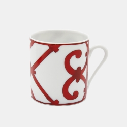 Hermès Balcon du Guadalquivir Tea Cup and Saucer Set of 4