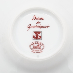 Hermès Balcon du Guadalquivir Tea Cup and Saucer Set of 4