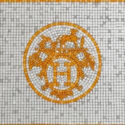 Hermes Porcelain Mosaique Plate