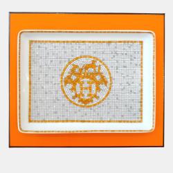 Hermes Porcelain Mosaique Plate