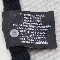 Hermes Black Merino Wool & Cashmere Avalon III Blanket