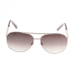 Pre Owned Louis Vuitton Silver Attitude Pilote Unisex Aviators