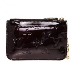 مملوكة مسبقًا Louis Vuitton Amarante Monogram Vernis Key Pouch