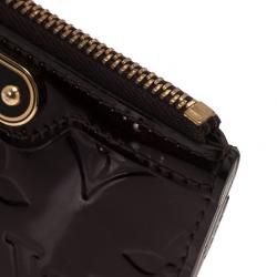 مملوكة مسبقًا Louis Vuitton Amarante Monogram Vernis Key Pouch