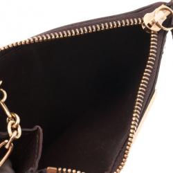 مملوكة مسبقًا Louis Vuitton Amarante Monogram Vernis Key Pouch