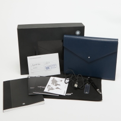 Montblanc Blue Leather Urban Spirit Augmented Paper Set