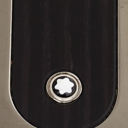 Montblanc Gunmetal Tone Wooden Inlay Letter Opener