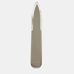 Montblanc Gunmetal Tone Wooden Inlay Letter Opener