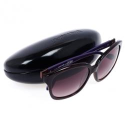 Pre Owned Roberto Cavalli Black &amp; Purple Baros Unisex Sunglasses