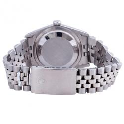 Pre Owned Rolex Beige Stainless Steel DateJust Unisex Wristwatch 36MM