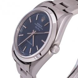 Pre Owned Rolex Stainless Steel Air King Unisex Wristwatch 34 MM