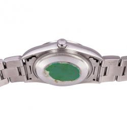 Pre Owned Rolex Stainless Steel Air King Unisex Wristwatch 34 MM