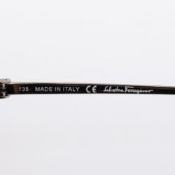 Pre Owned Salvatore Ferragamo Brown 638S Oversized Unisex Sunglasses