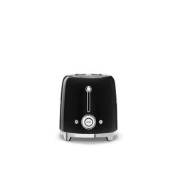 Smeg 50's Retro Style Aesthetic 2 Slice Toaster, Black (Available for UAE Customers Only)