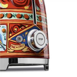 Smeg x Dolce & Gabbana 2 Slice Toaster, Multicolour (Available for UAE Customers Only)