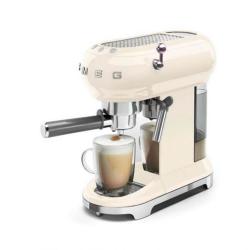 Smeg 50's Retro Style Aesthetic Espresso Coffee Machine,Cream (Available for UAE Customers Only)