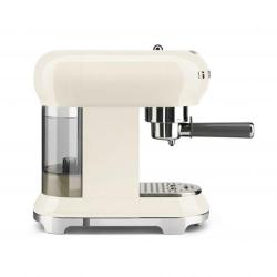 Smeg 50's Retro Style Aesthetic Espresso Coffee Machine,Cream (Available for UAE Customers Only)