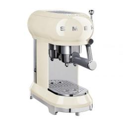 Smeg 50's Retro Style Aesthetic Espresso Coffee Machine,Cream (Available for UAE Customers Only)