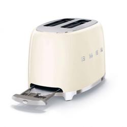 Smeg 50's Retro Style Aesthetic 2 Slice Toaster, Cream (Available for UAE Customers Only)