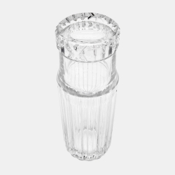 Tiffany & co. Atlas Bedside Crystal Carafe Decanter 2 Piece Set