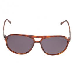 مملوكة مسبقًا نظارة شمسية توم فورد جون بنية للجنسين