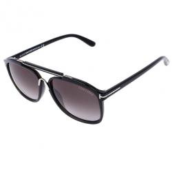 Pre Owned Tom Ford Black Cade Unisex Aviators