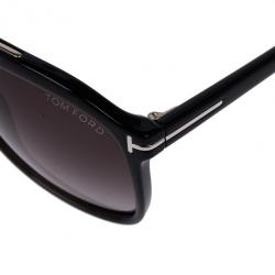 Pre Owned Tom Ford Black Cade Unisex Aviators