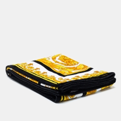Versace Home Crete De Fleur Cotton Terry Beach Towel