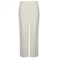 Pre Owned بنطال 3.1 فيليب ليم أبيض عاجي أرجل واسعة S