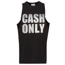 Pre Owned 3.1 Phillip Lim Black "Cash Only" Logo Tank XS