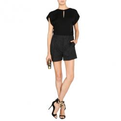 Pre Owned 3.1 Phillip Lim Black Cuffed Bermuda Shorts M