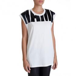 Pre Owned 3.1 Phillip Lim White "Name Drop" Logo Muscle Tee M