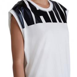 Pre Owned 3.1 Phillip Lim White "Name Drop" Logo Muscle Tee M