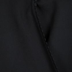 مملوكة مسبقًا بلوزة 3.1 فيليب ليم ويمسيكال بأكمام بثنيات حرير سوداء S