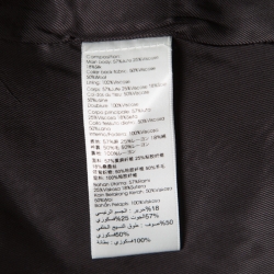 Pre Owned 3.1 Phillip Lim Black Jute and Silk Blend Double Breasted Blazer M