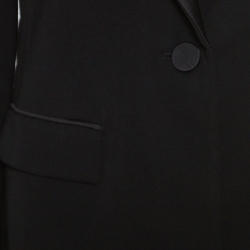 Pre Owned 3.1 Phillip Lim Black Wool Satin Trim Classic Tuxedo Blazer S