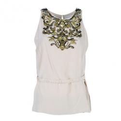 مملوكة مسبقًا توب 3.1 فيليب ليم مطرز وردي فاتح M