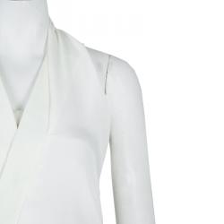 مملوكة مسبقًا 3.1 Phillip Lim Cream and Beige Halter Crossback Jumpsuit XS