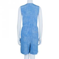 مملوكة مسبقًا 3.1 Phillip Lim Denim Effect Dress Romper S